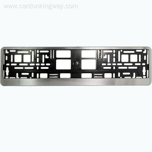 Chrome number plate surround